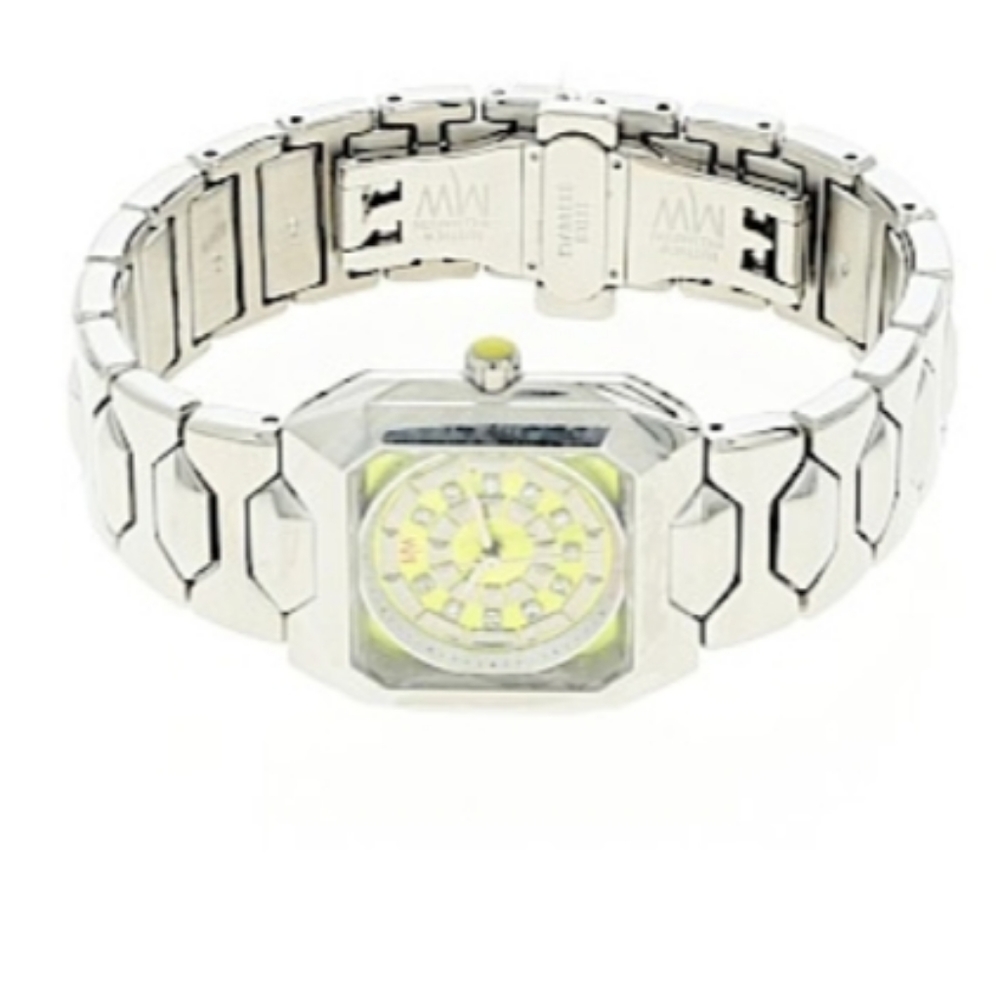 Matthews Williamson Silver Stainless Steel Watch